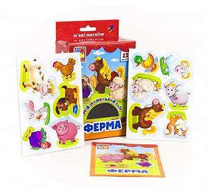 Магниты "Мой маленький мир: Ферма" (укр) - Фото 1