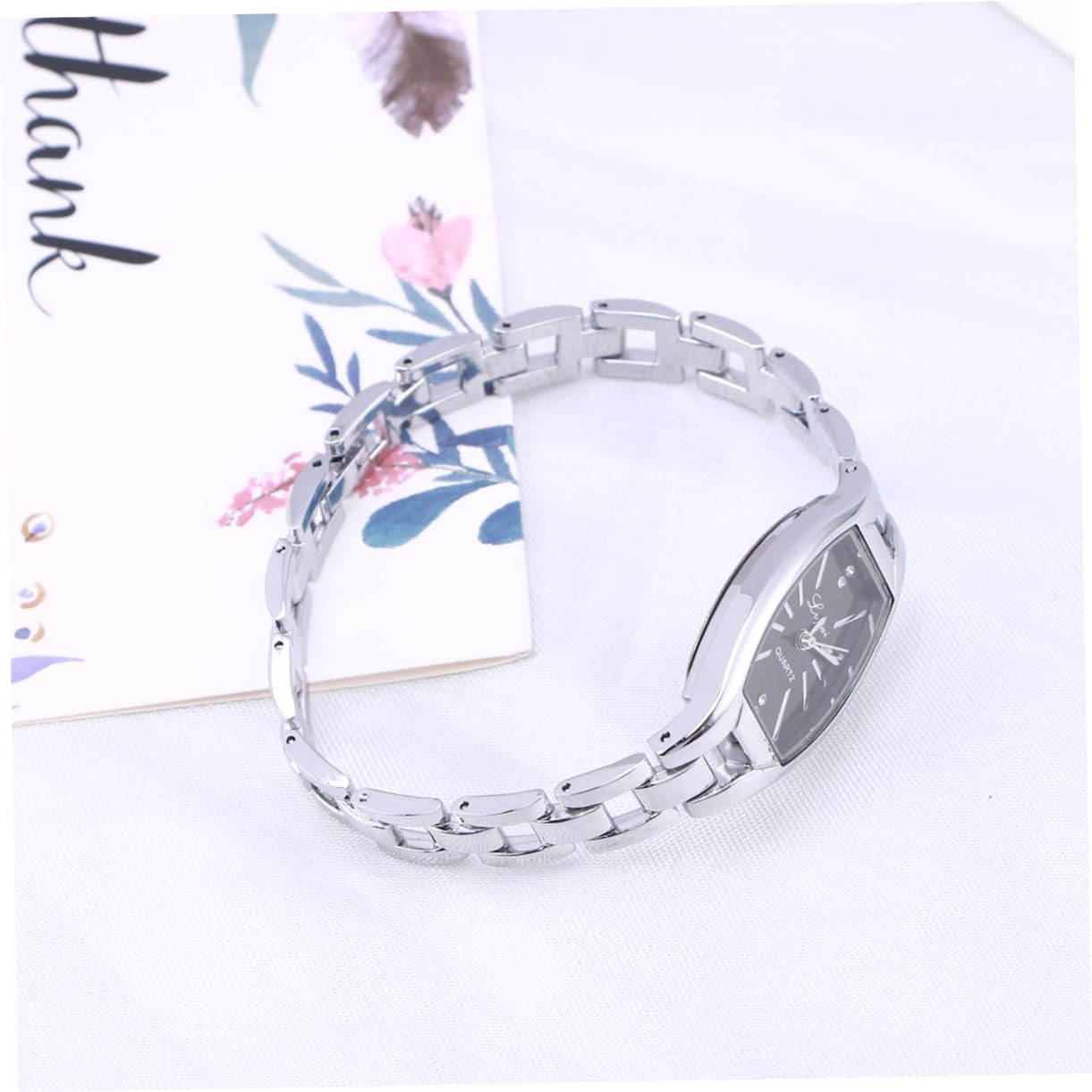 Кварцевые часы LIFKOME серебряные, фото №7