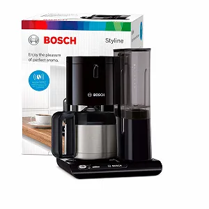 Капельная кофеварка Bosch Styline TKA8A053 1.1 л 1100 Вт Черный synthetic.ua - Фото 1
