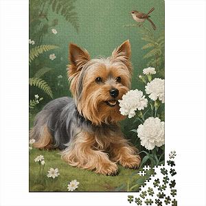 Пазл Yorkshire Terrier Flower 1000 элементов 38 x 26 см цена на synthetic.ua - Фото 1 Пазл Yorkshire Terrier Flower 1000 элементов 38 x 26 см synthetic.ua - Фото 1