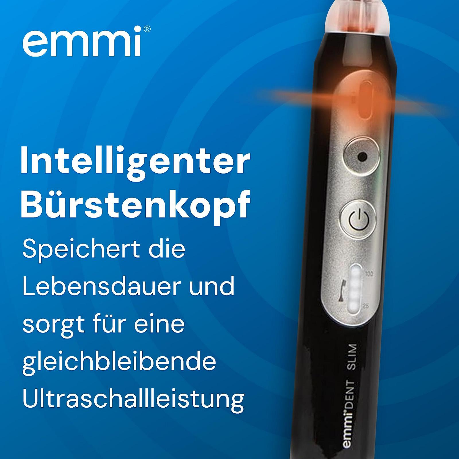 Ультразвукова зубна щітка emmi-dent Slim 96 млн вібрацій/хв 3 режими з зарядною станцією, фото №3