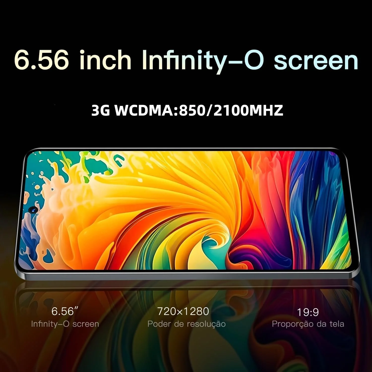 Смартфон 6.56" 2/64GB 3G Dual SIM Purple, фото №3