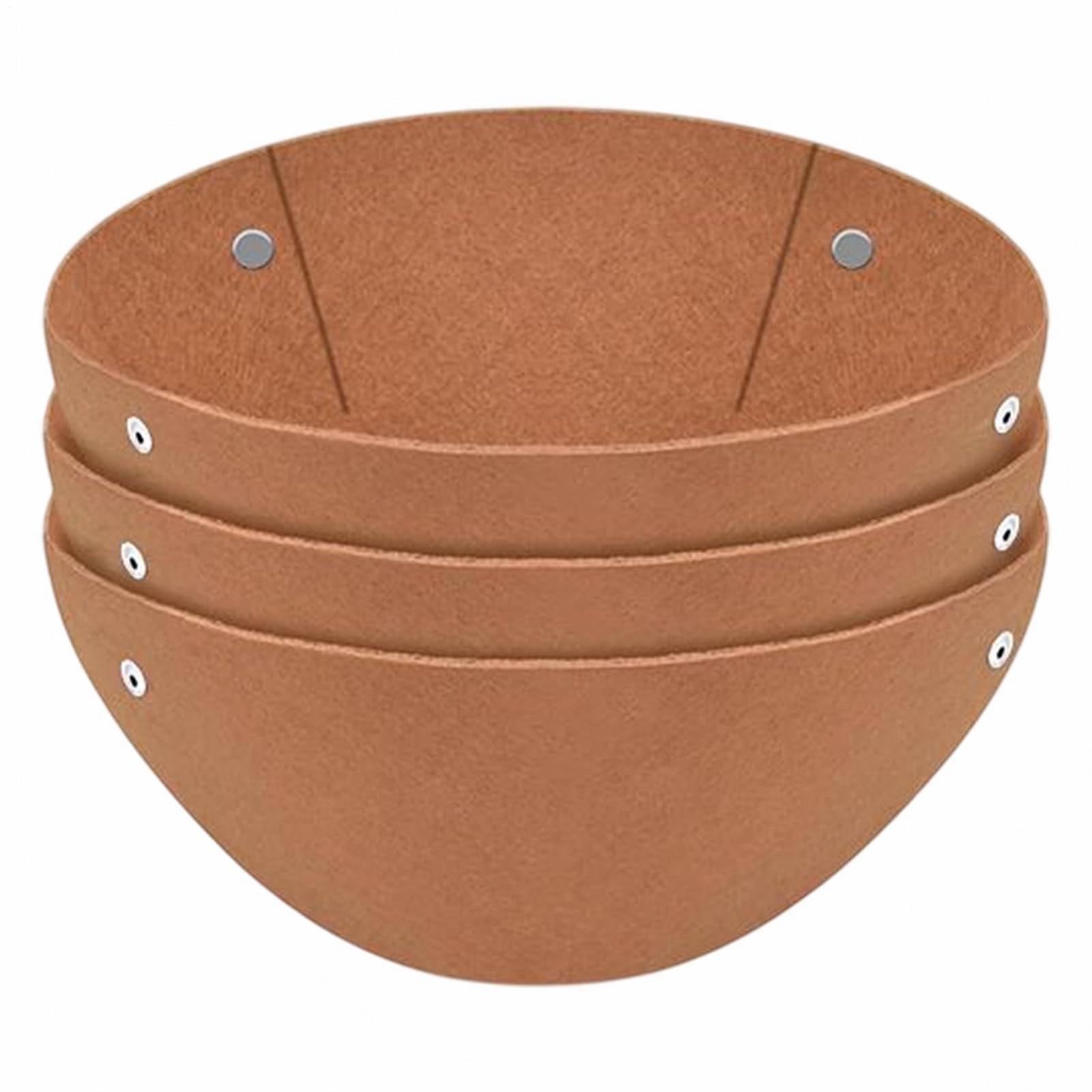 Вкладиші для підвісних кошиків 3 шт Круглі Фетрові Багаторазові, фото №8