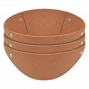 Вкладиші для підвісних кошиків 3 штуки Круглі Повстяні багаторазові Товсті - Фото 1