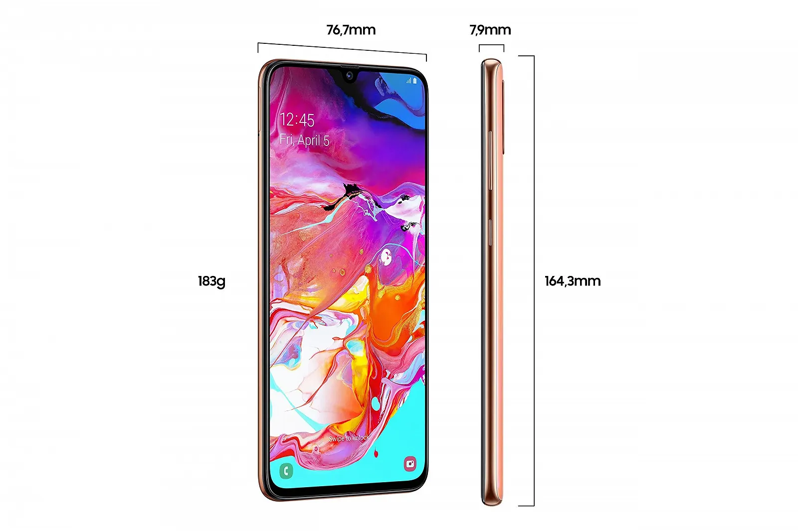 Смартфон Samsung Galaxy A70 4G, фото №2