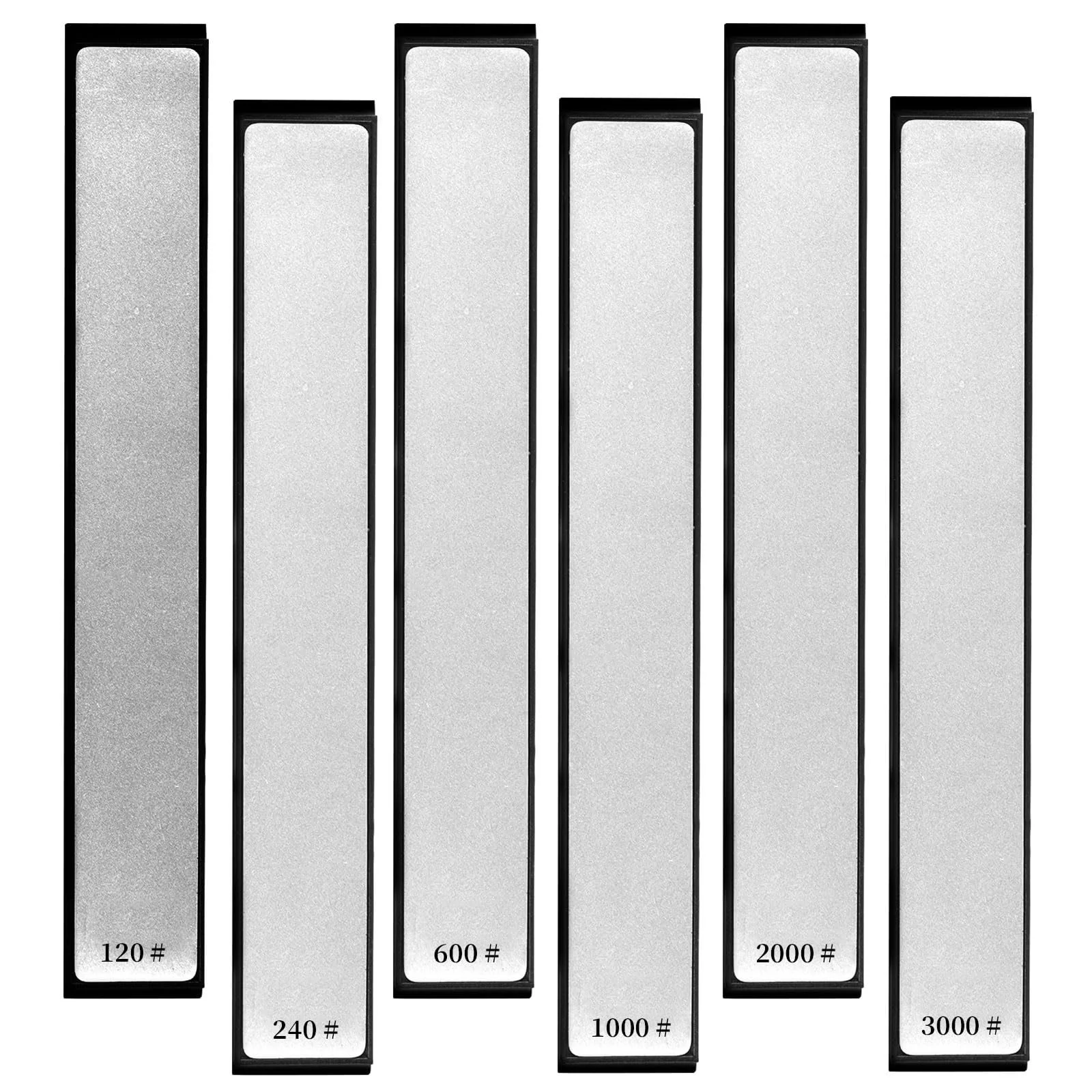 Набір алмазних точильних каменів 6 шт. 120# 240# 600# 1000# 2000# 3000# для кухні, фото №9