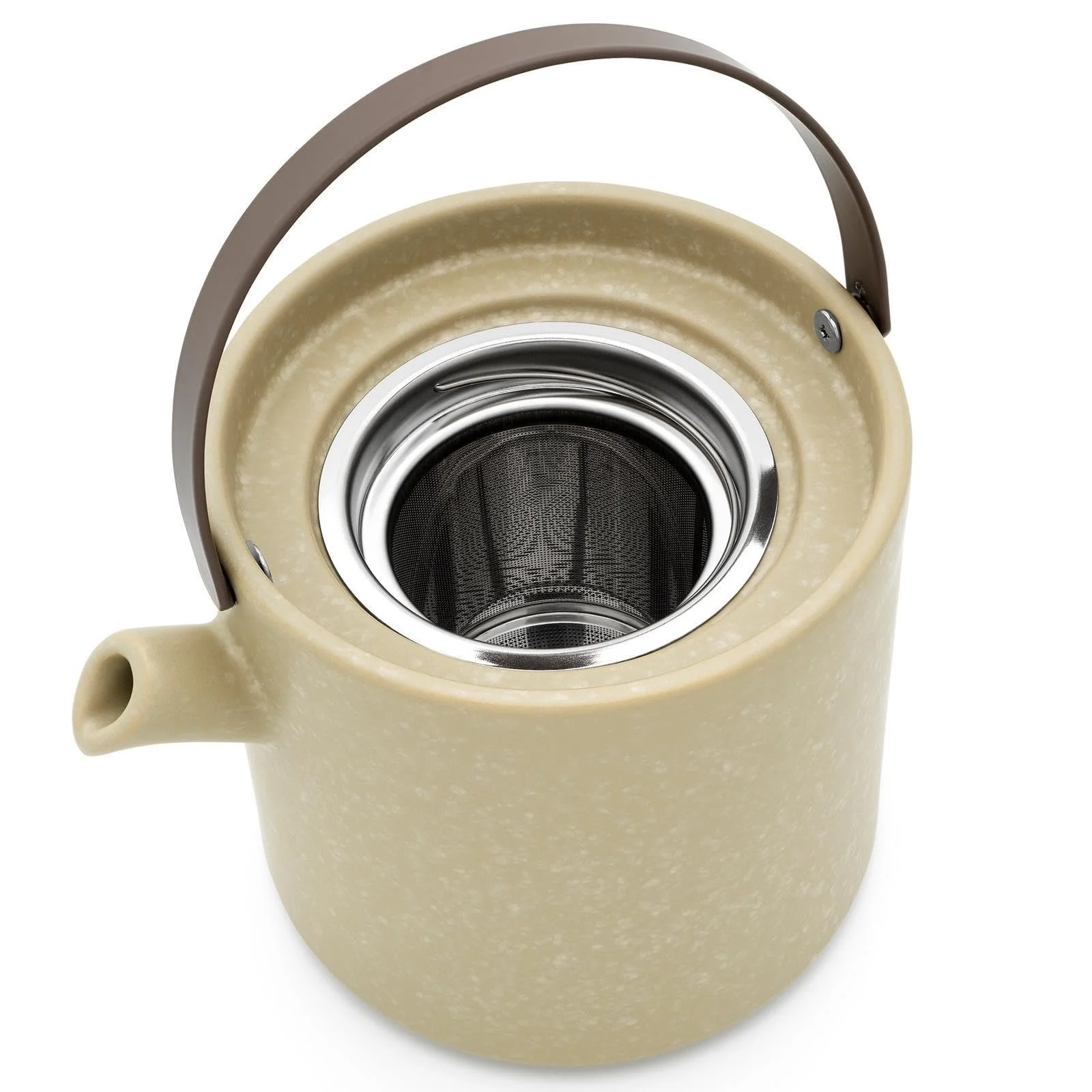 Чайник-заварник Bredemeijer Stoneware 1.2 літра, бежевий, фото №3