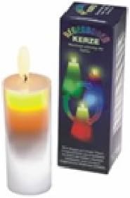 Свічки Luna24 Rainbow із зміною кольору, круглі, бездротові, упаковка з 4 штук, фото №3