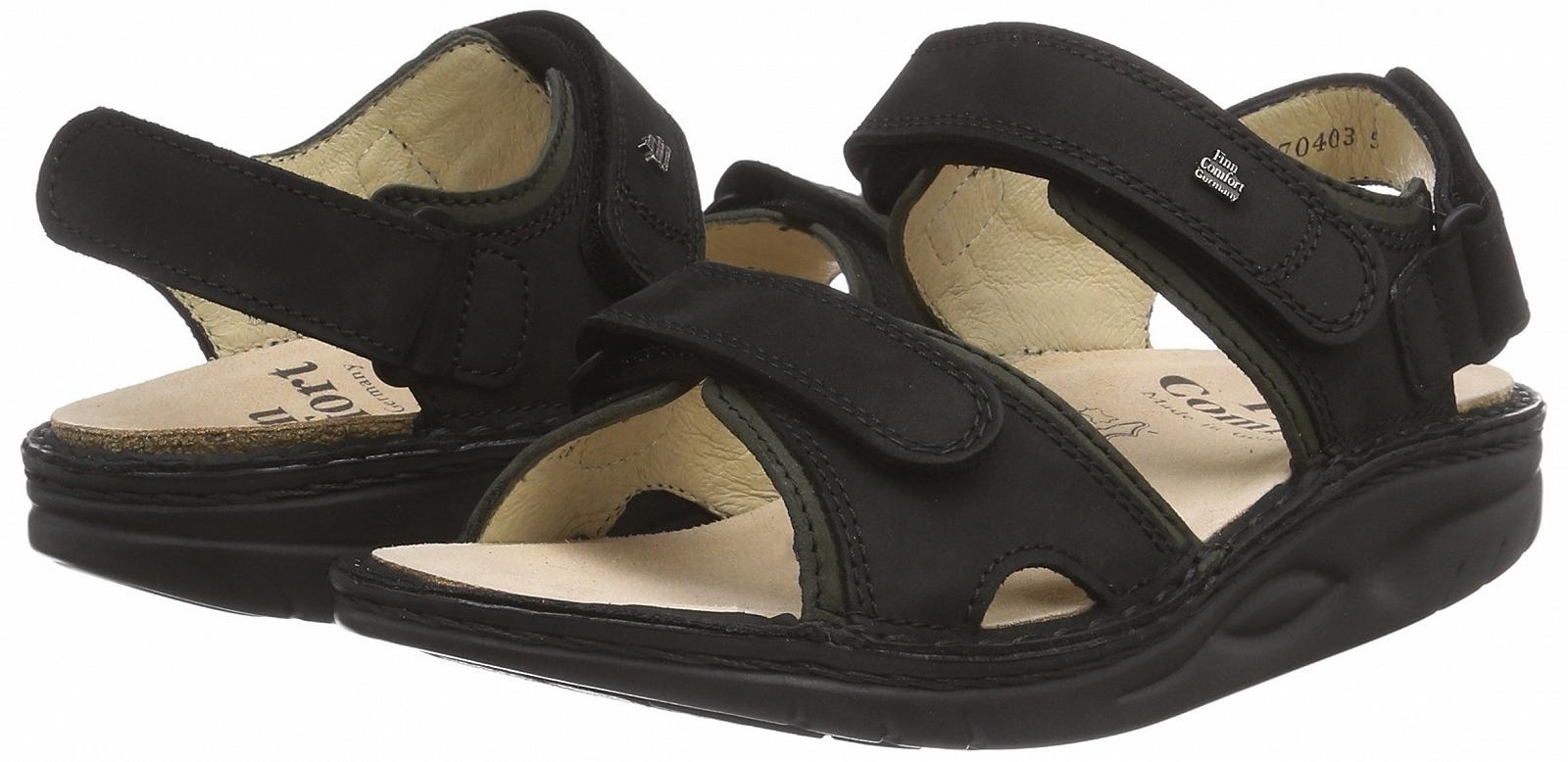 Босоножки Finn Comfort женские 01561, черный, фото №7