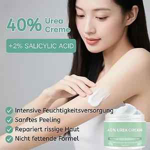 Крем для ног Urea 40 % для очень сухой кожи от мозолей и трещин для рук, пяток, локтей и коленей 150 г synthetic.ua - Фото 1