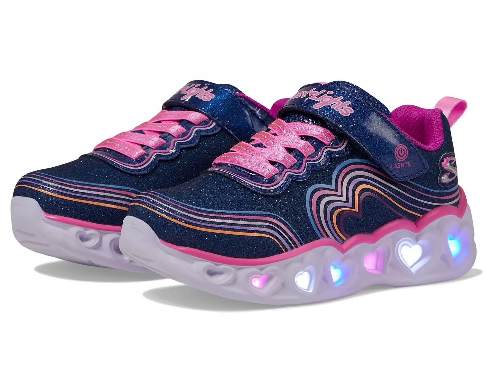Детские Кроссовки Skechers Heart Lights - Retro Hearts, фото №1 Детские Кроссовки Skechers Heart Lights - Retro Hearts, фото №1