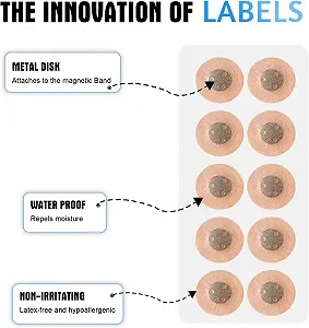 Магнітні наклейки на ніс 60 шт synthetic.ua - Фото 1