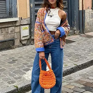 Куртка Loalirando З квітковим принтом, довгий рукав synthetic.ua - Фото 1