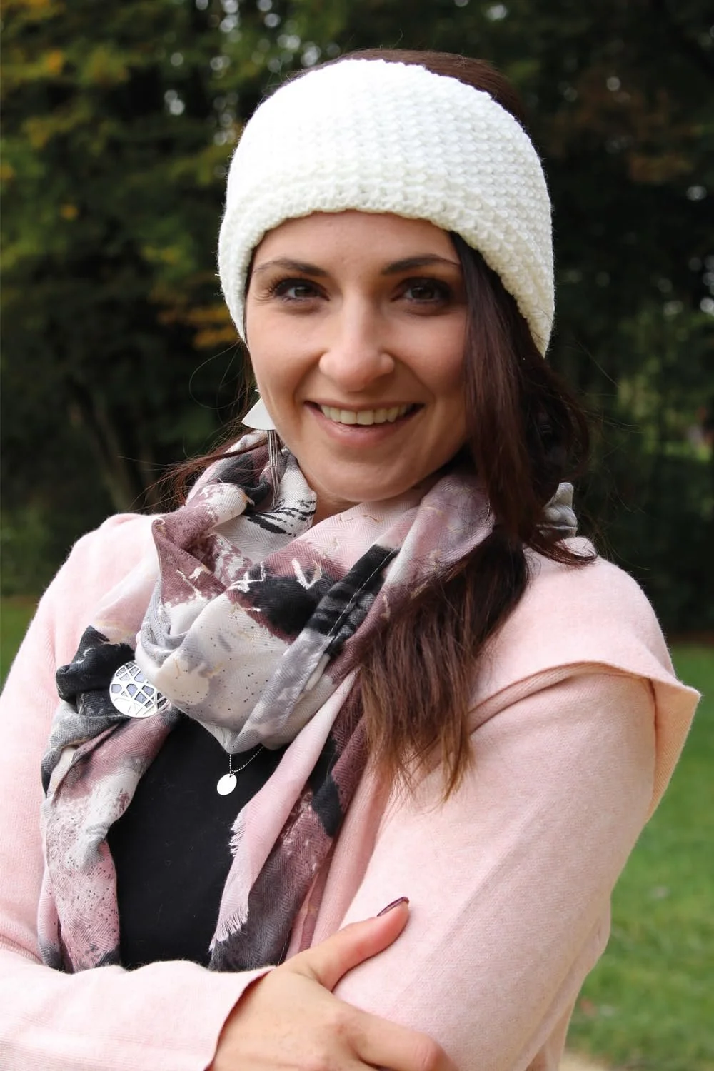 Пов'язка на голову styleBREAKER Жіноча Однотонна В'язана, фото №2