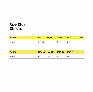Комплект піжами Сонечко CALIDA для дівчаток ясельного віку synthetic.ua - Фото 1
