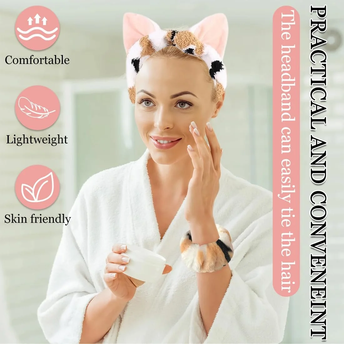 Пов'язка для волосся Котячі вушка для жінок, фото №4 Пов'язка для волосся Котячі вушка для жінок, фото №4