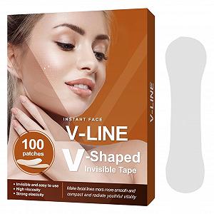 Стрічка для обличчя Faceling Invisible V Shape, прозора, для підтяжки підборіддя та щік - Фото 1