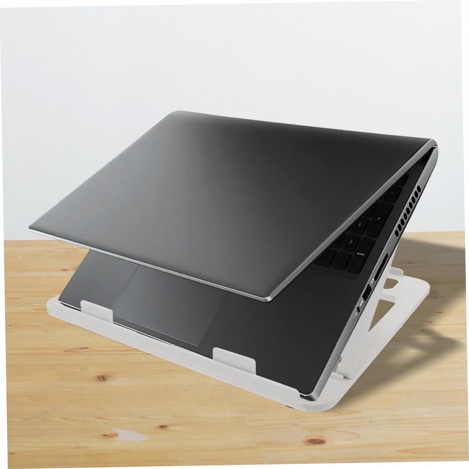 Подставка для ноутбука складная GALPADA Регулируемая подставка для планшета из пластика с рассеиванием тепла для дома и офиса, фото №8