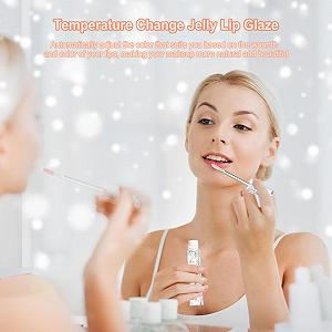 Блиск для губ Decorhome, що змінює pH, зволожуючий, з золотою фольгою synthetic.ua - Фото 1