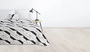 Покривало Eurofirany 220 x 240 см Бежевий Чорний synthetic.ua - Фото 1