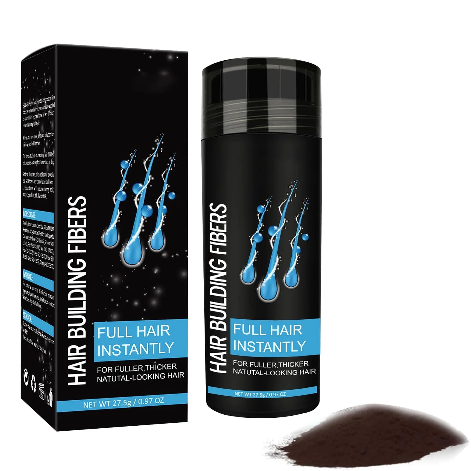 Волокна для волос Dark Brown, фото №1