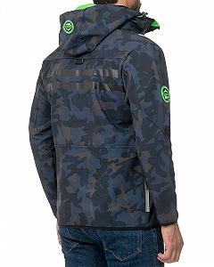 Софтшелл Куртка Geographical Norway Функциональная куртка Ветрозащитная куртка с капюшоном Ветрозащита Стойкий воротник Холодостойкая Для активного отдыха Пешего туризма Кемпинга synthetic.ua - Фото 1