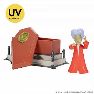Фігурка The Simpsons Count Burns, 12.7 см, колекційна, зі шкірою, що реагує на УФ-випромінювання, інтерактивна труна з функцією Jump Scare, рухома synthetic.ua - Фото 1