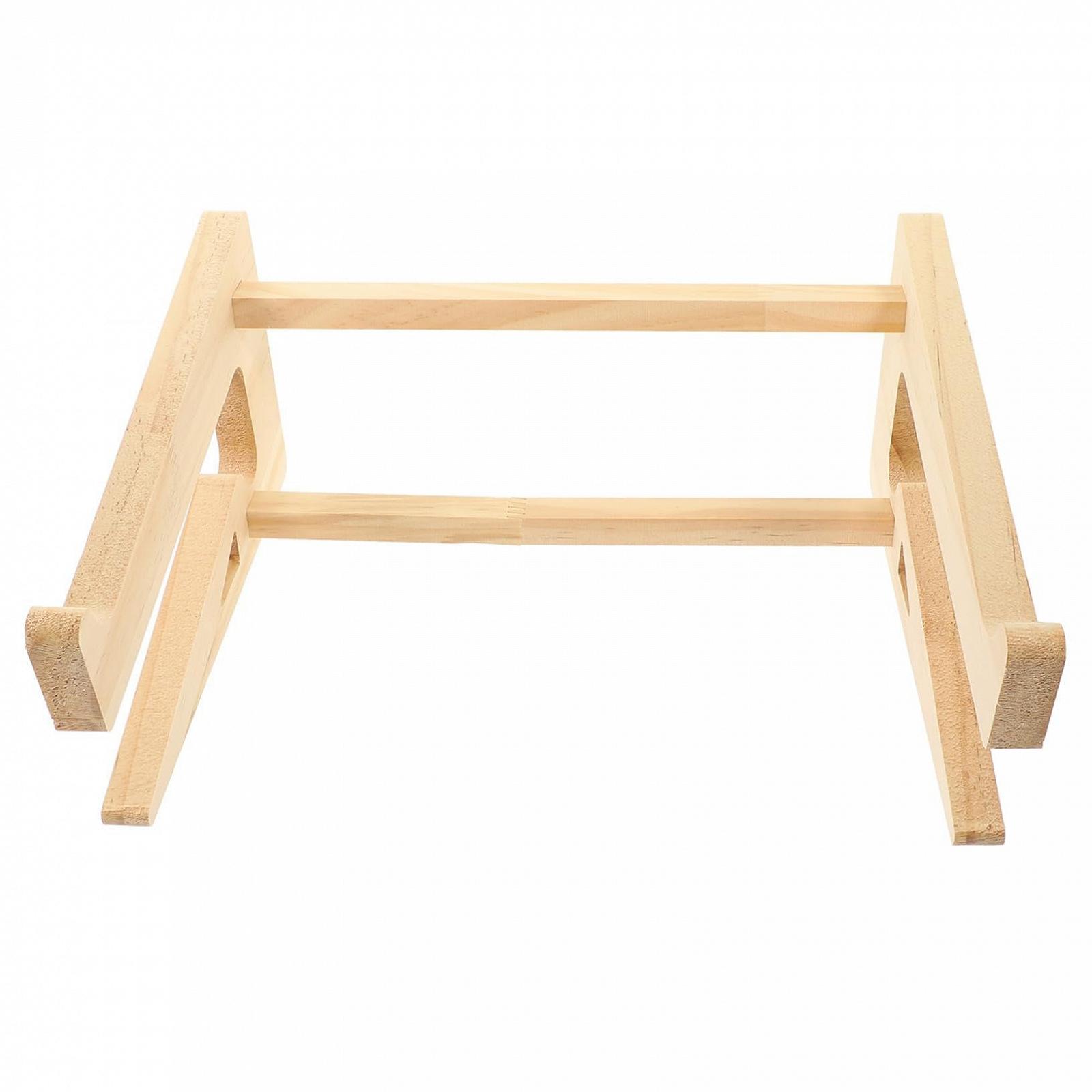 Подставка для ноутбука Homoyoyo Деревянная, вертикальная подставка для устройств, прочная подставка-подъемник с улучшенным отводом тепла, эргономичная для офиса и дома, компактная, фото №1