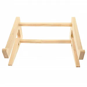 Подставка для ноутбука Homoyoyo Деревянная, вертикальная подставка для устройств, прочная подставка-подъемник с улучшенным отводом тепла, эргономичная для офиса и дома, компактная - Фото 1