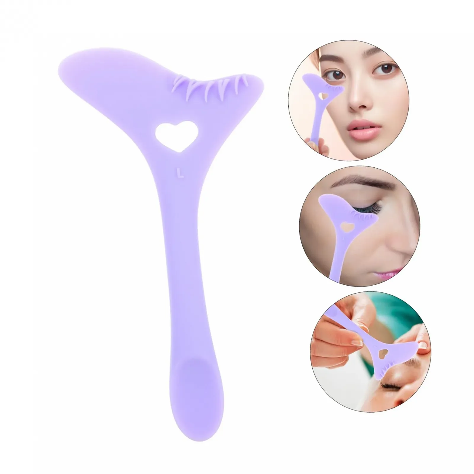 Трафарети для підводки FRCOLOR Силіконові аплікатори для тіней багаторазового використання, фото №6