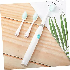 Электрические зубные щетки для детей PartyKindom 3 шт. на батарейках synthetic.ua - Фото 1