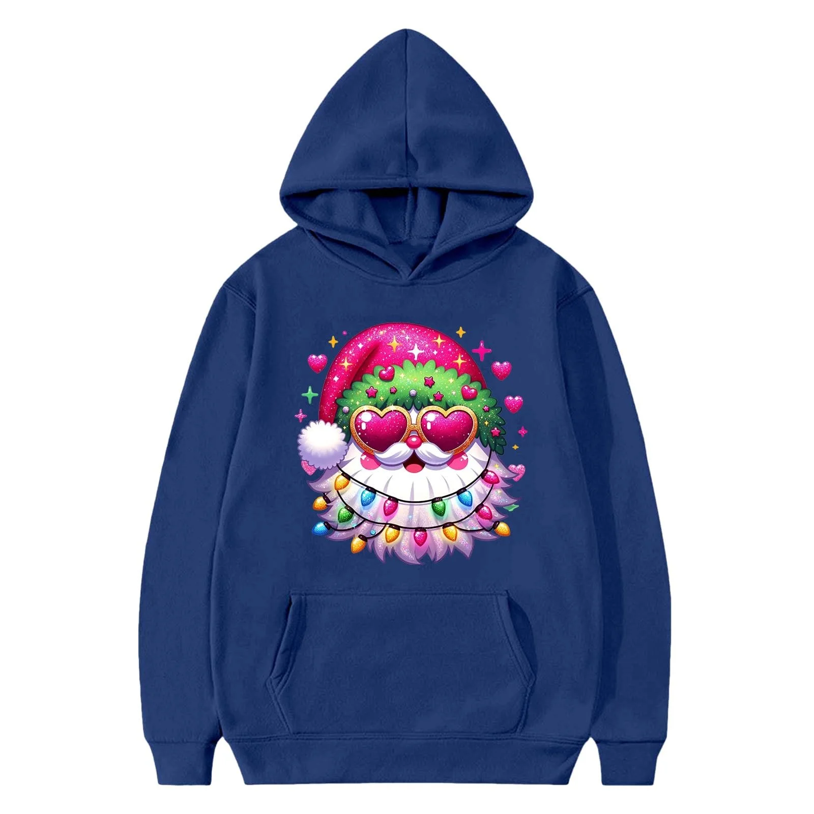 Худи с принтом для девочек, праздничный свитер, мягкая флисовая подкладка, детский, подростковый, фото №2