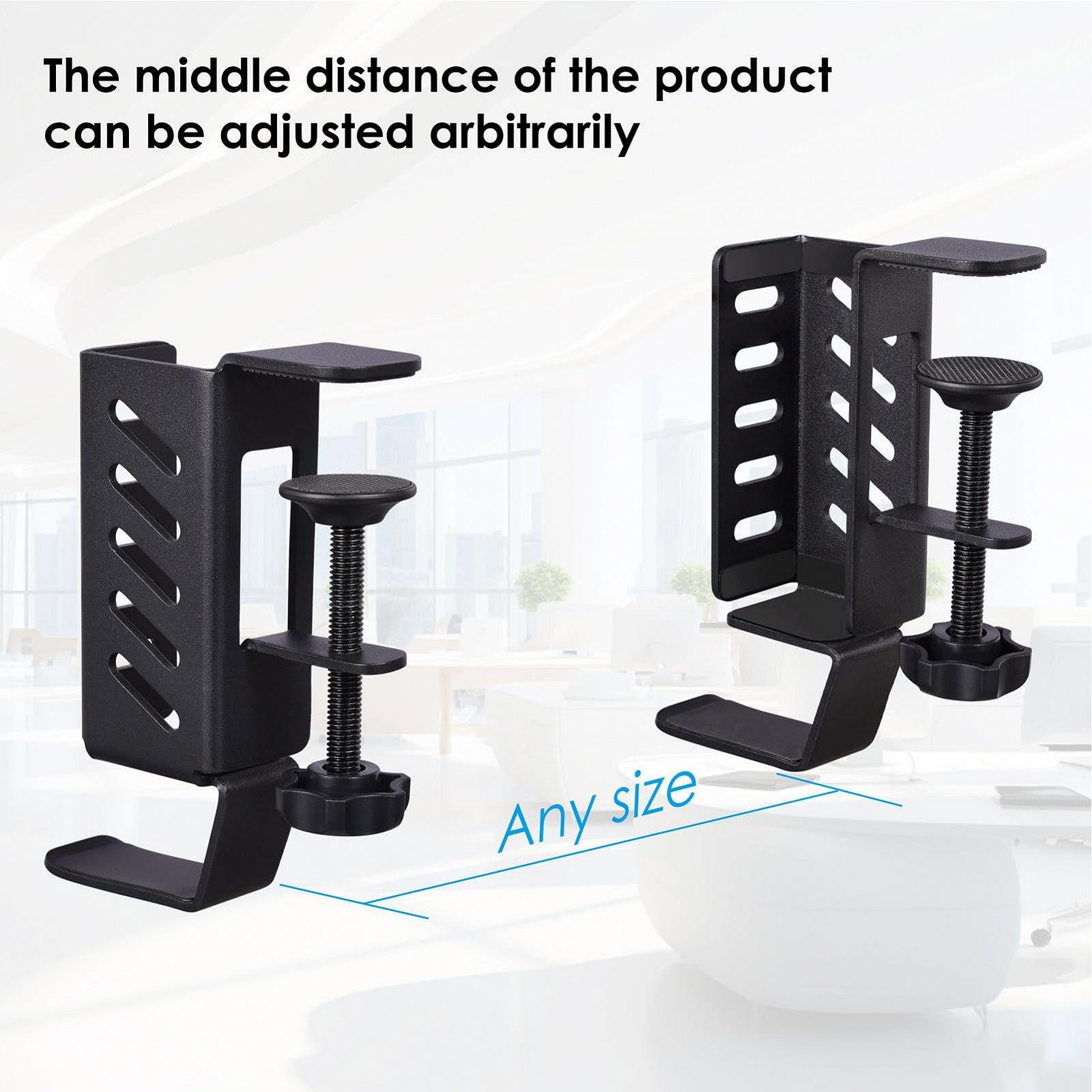 Настільний органайзер для ноутбука Generic - Тримач без свердління, регульована стійка, фото №5