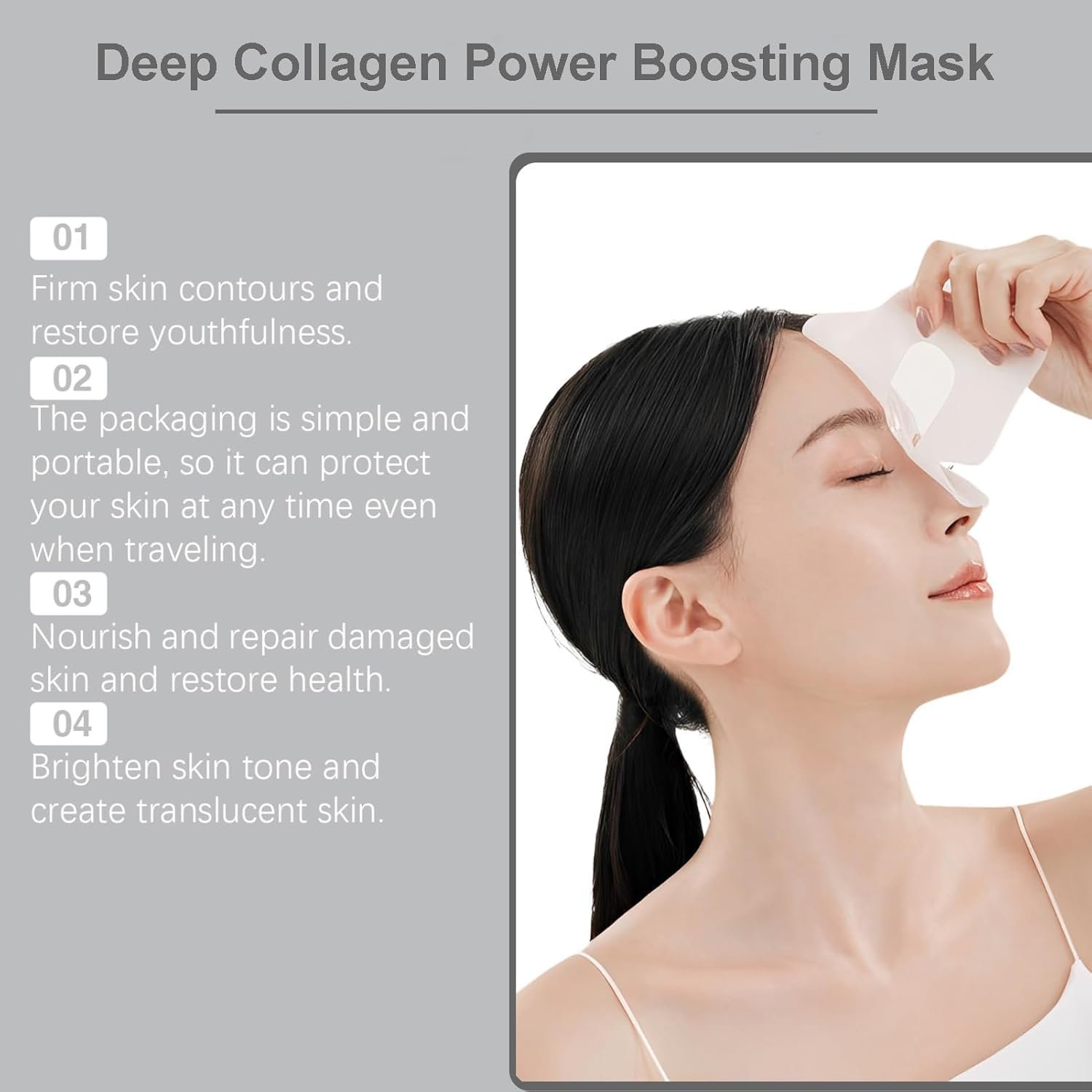 Маска Bio-Collagen Real Deep Увлажняющая коллагеновая маска ночная, фото №6