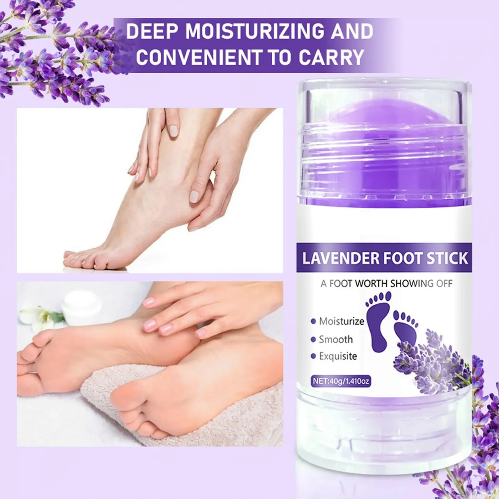 Крем-стик для ног Hydrating and Anti-Cracking 42% Urea для очень сухой кожи и удаления мозолей, фото №3