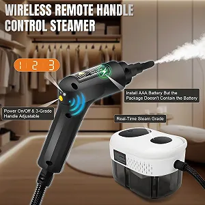 Ручний пароочисник для шпалер 2500 Вт 1.4 л 105 °C 3 бар synthetic.ua - Фото 1