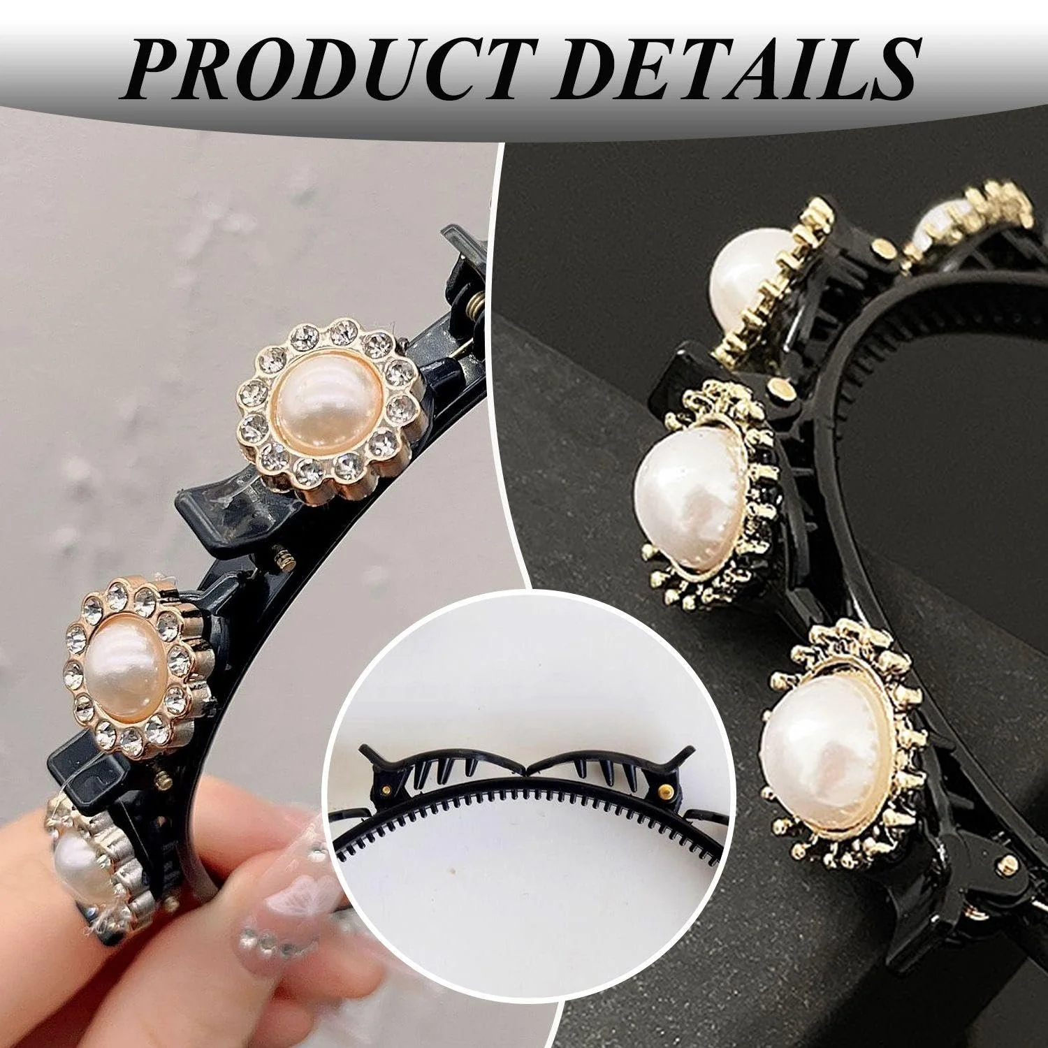 Обруч Elee с жемчугом, фото №3