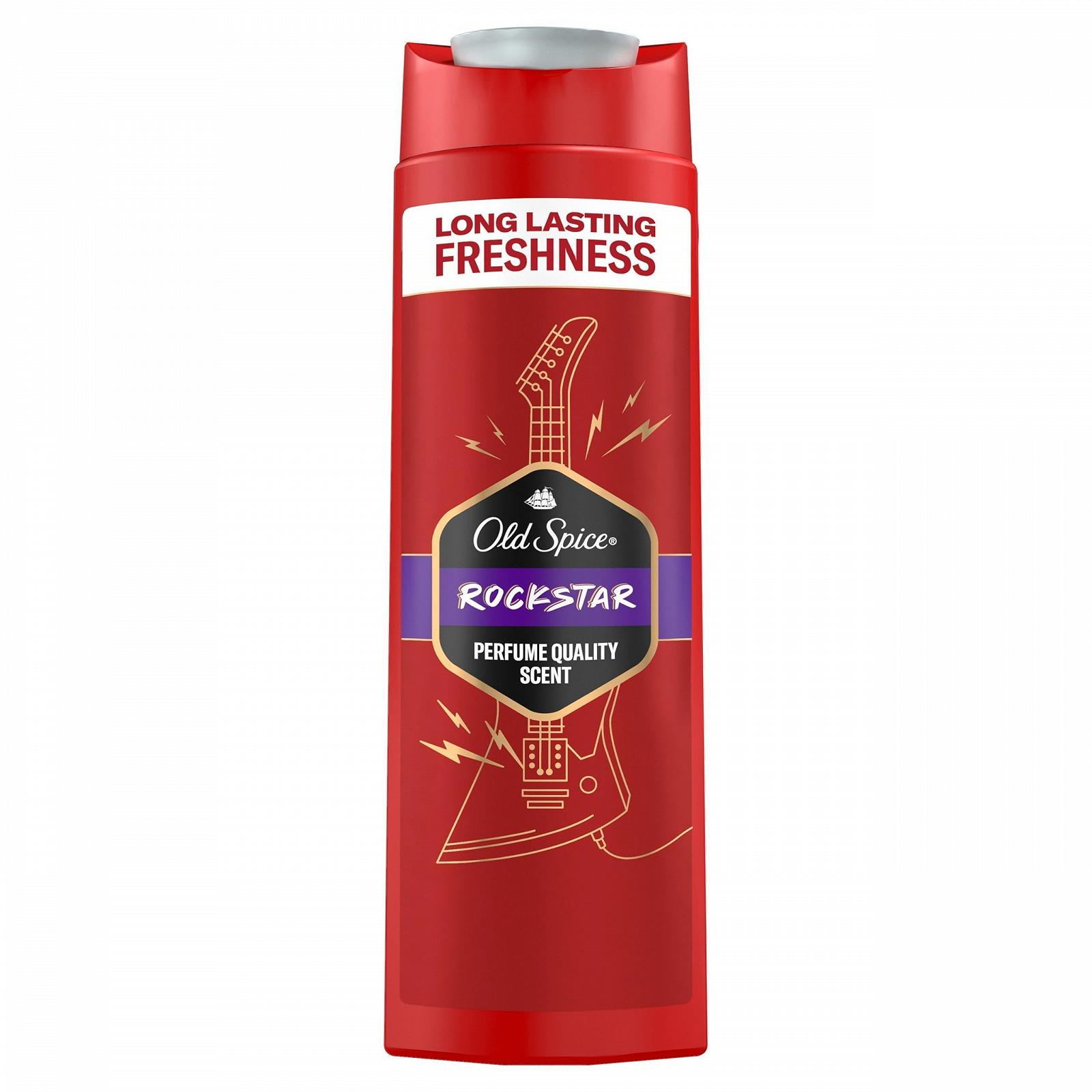 Гель для душу 3-в-1 Old Spice Rockstar для волосся, обличчя та тіла 400 мл, фото №1