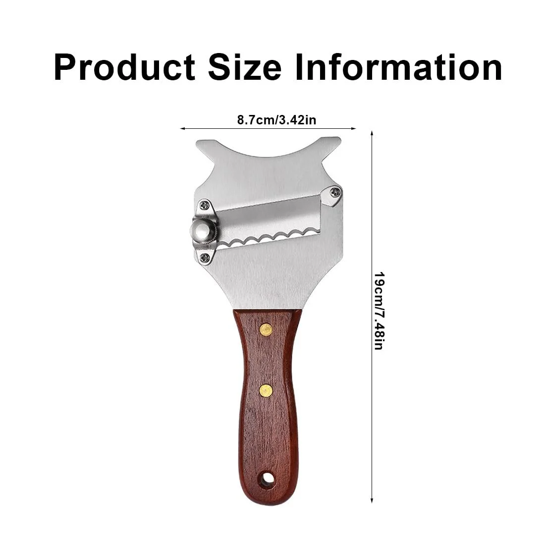 Слайсер для трюфелей 8x19.5 см, гладкий, для сыра., фото №2 Слайсер для трюфелей 8x19.5 см, гладкий, для сыра., фото №2