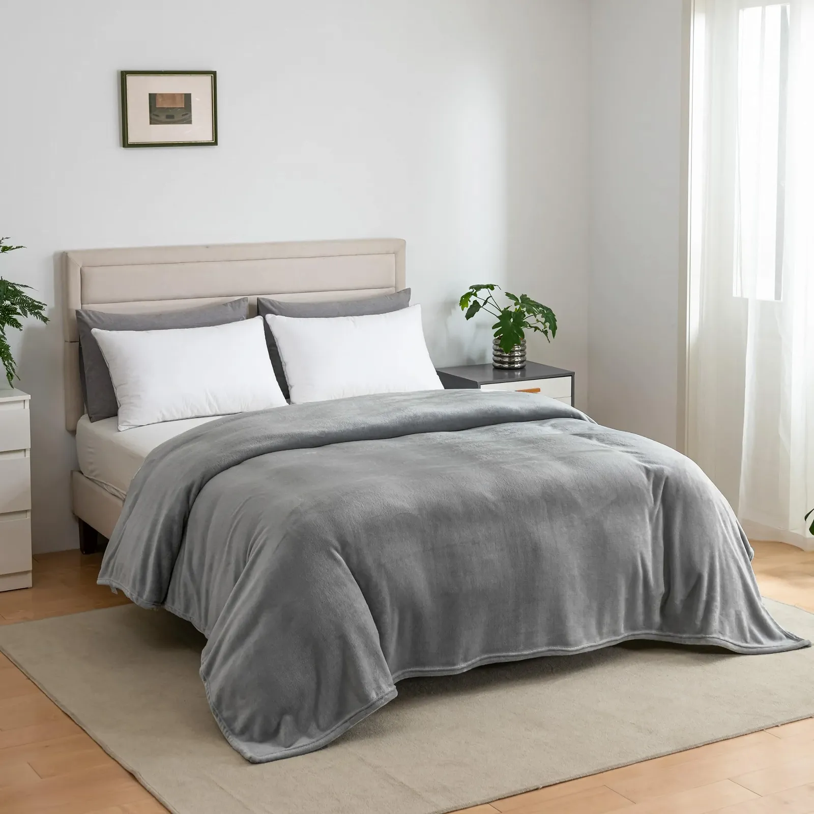 Одеяло Good Nite Мягкое Одеяло Серый 150 x 200 см, фото №7