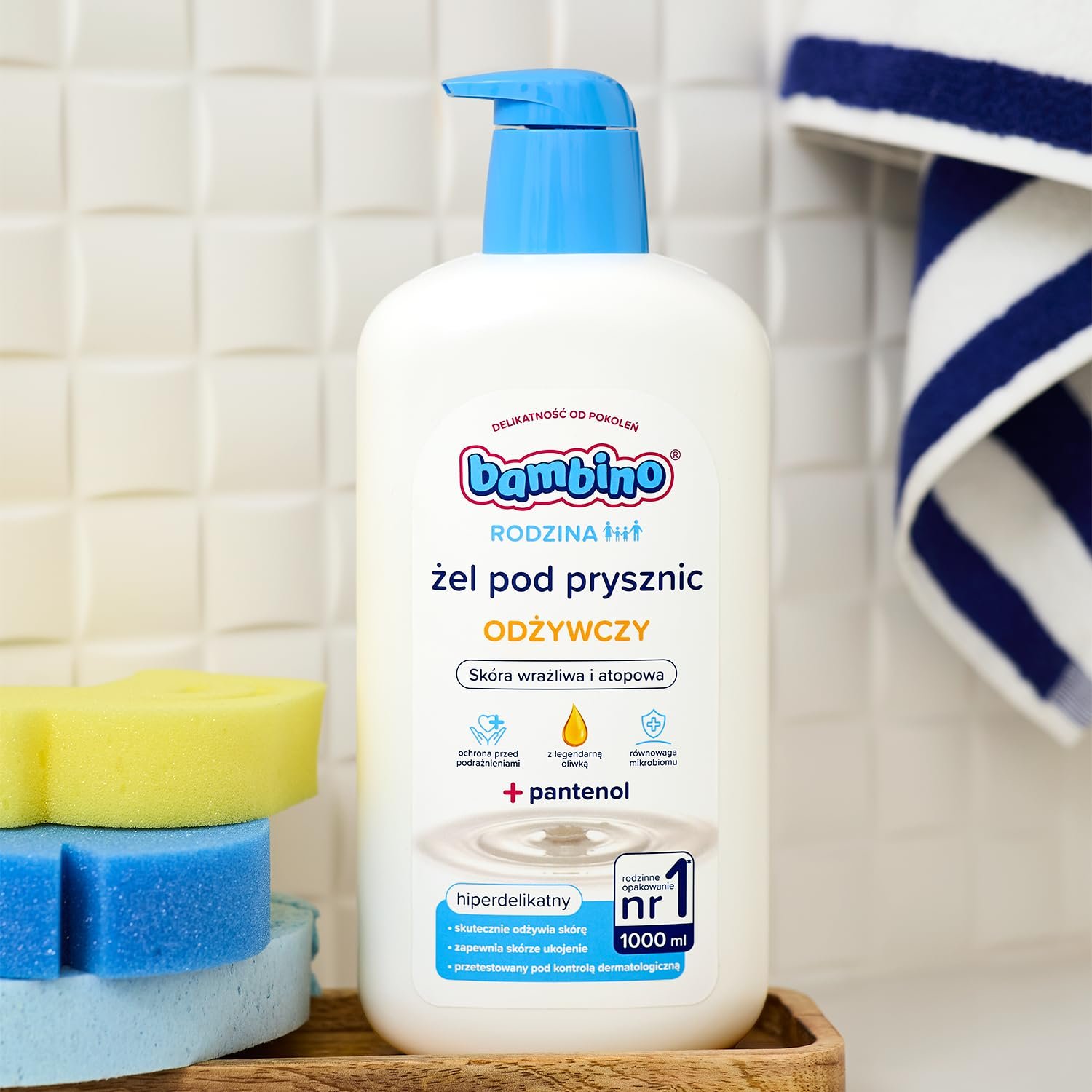 Гель для душу Bambino Family Care 1000 мл, фото №3