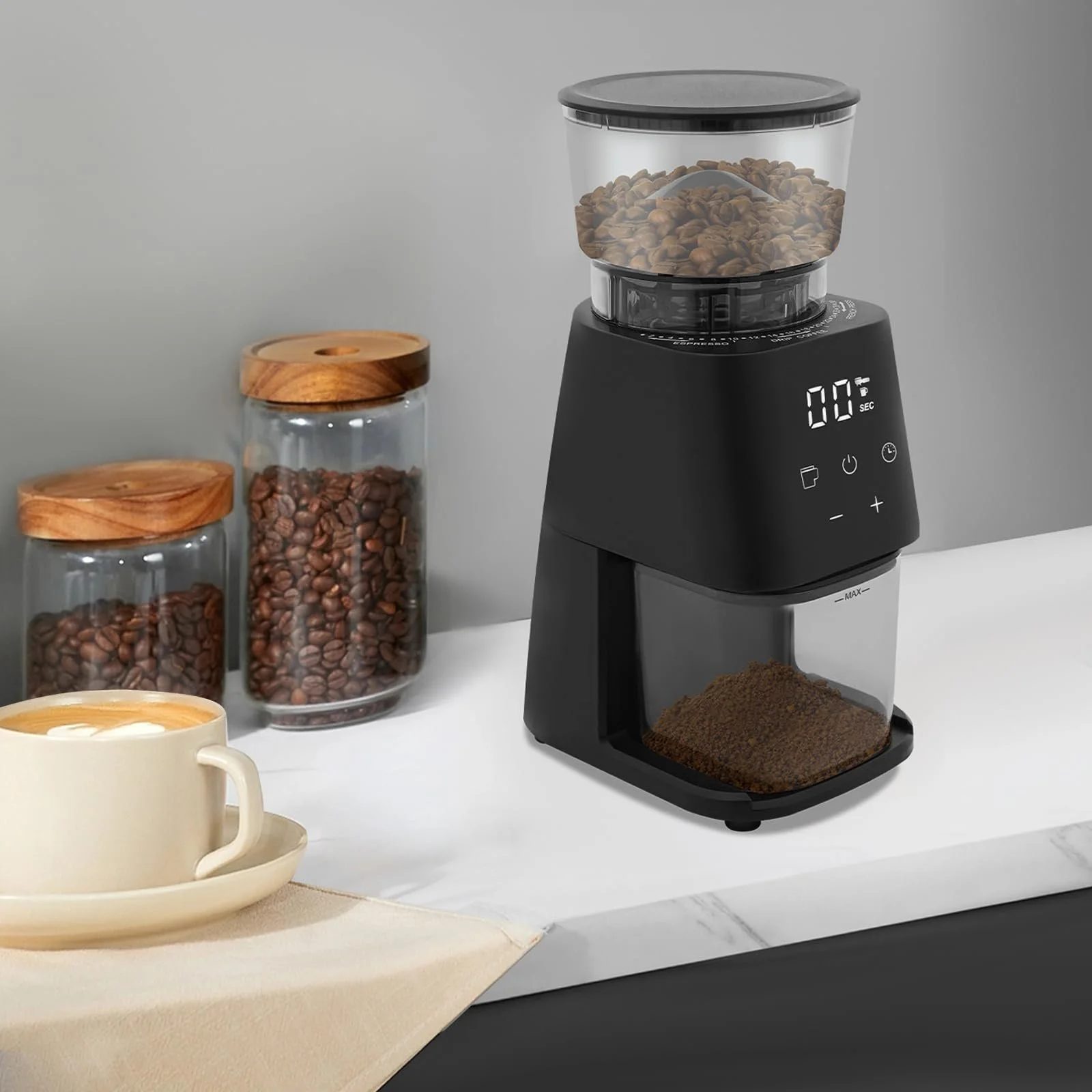 Электрическая кофемолка, 150 Вт, 350-450 об/мин, фото №8