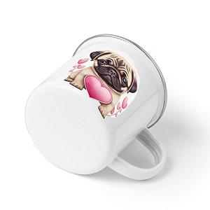 Детская кружка эмалированная Kids Adventure Baby Carlin белая - 354 мл synthetic.ua - Фото 1