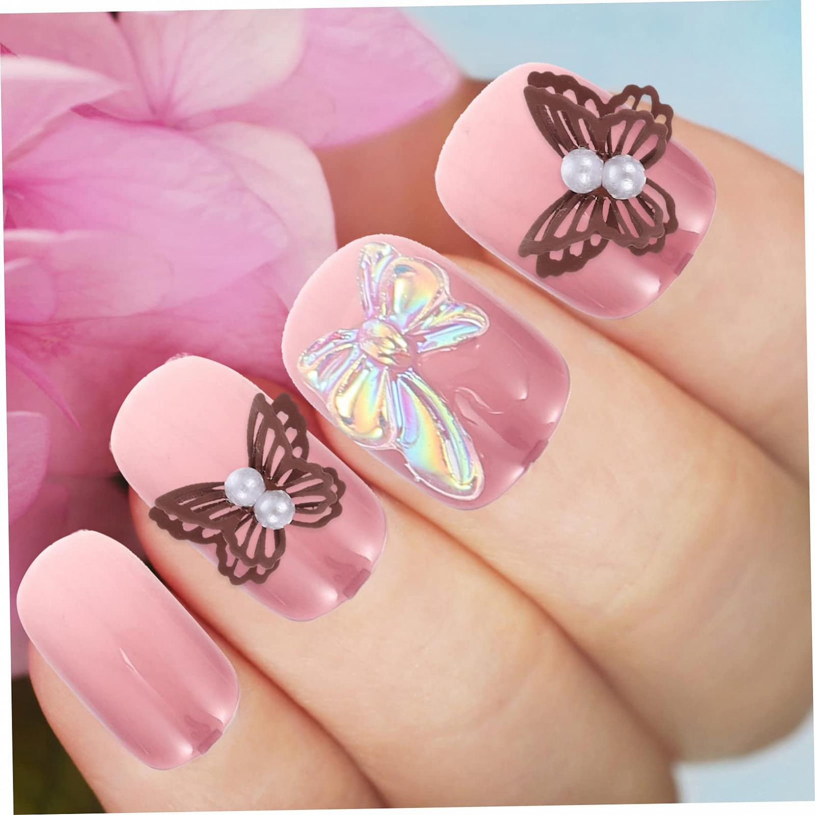 Украшение для ногтей Бабочки 7шт, фото №9 Украшение для ногтей Бабочки 7шт, фото №9