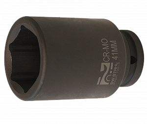 Ударная глубокая торцевая головка SW-STAHL 07910L-41 3/4" 41 мм глубокая - Фото 1