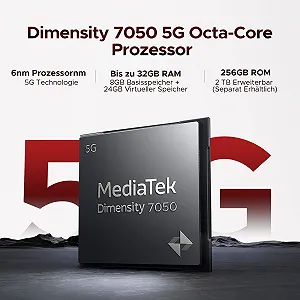 Защищенный смартфон DOOGEE Blade 20 Play Android 15 5G Dimensity 7050 10300 мАч 32 ГБ + 256 ГБ synthetic.ua - Фото 1