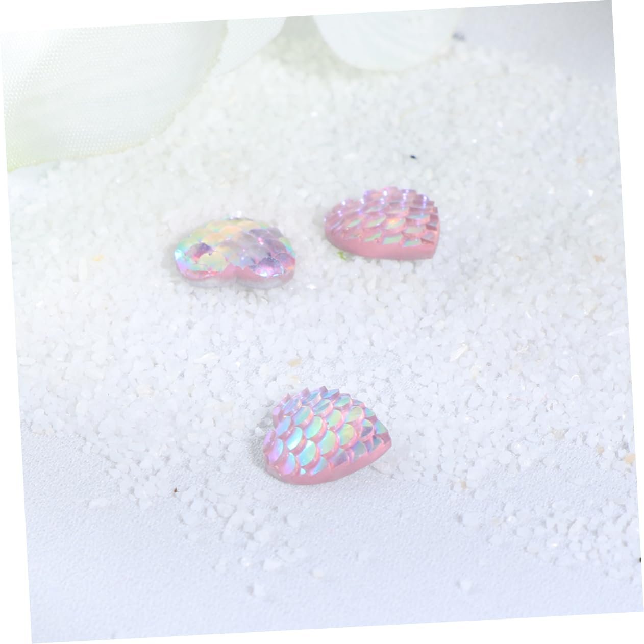 Украшение Набор 50 шт. Смола Украшение Кристалл Друза Ваза Стразы Розовый, фото №4