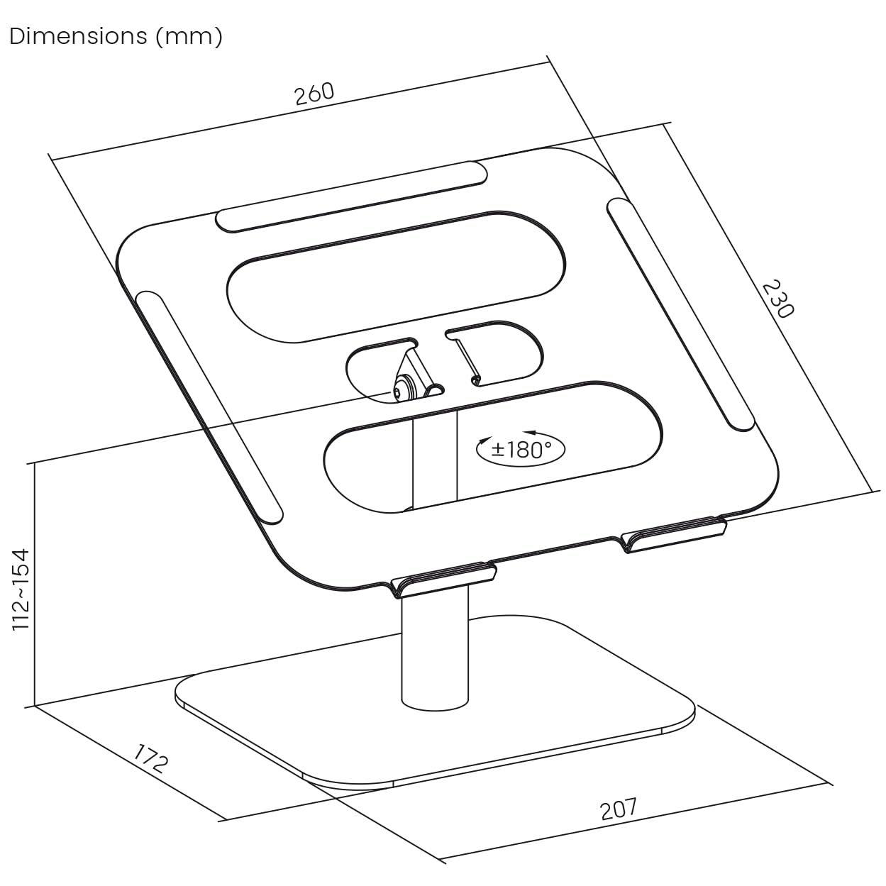 Підставка для планшета my wall HT47L Планшет, Ноутбук 11" - 15", фото №6 Підставка для планшета my wall HT47L Планшет, Ноутбук 11" - 15", фото №6