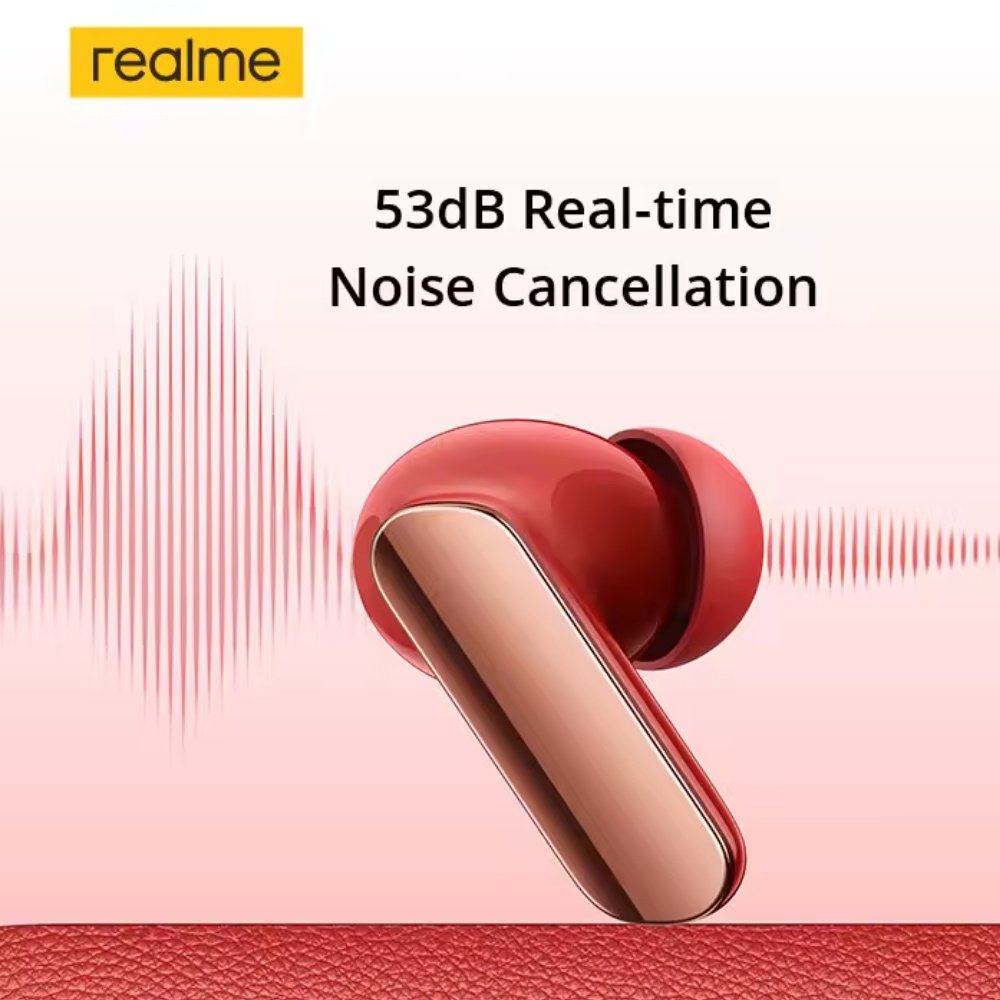 Навушники Realme Buds Air7 Pro Black AI 53dB ANC Dual-dac Driver LHDC 5.0, фото №4