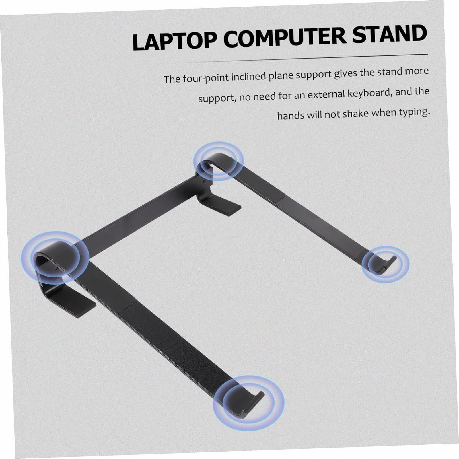 Підставка для ноутбука Homoyoyo Регульована по висоті Алюмінієвий сплав для столу Портативна стабільна для поліпшення постави, фото №8 Підставка для ноутбука Homoyoyo Регульована по висоті Алюмінієвий сплав для столу Портативна стабільна для поліпшення постави, фото №8